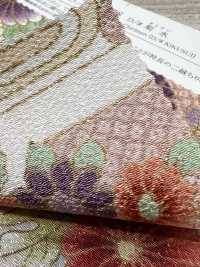 KKP2338-D-KIKUSUI Futako Chirimen Kikusui[Tessile / Tessuto] Uni Textile(Komon Studio) Foto secondaria