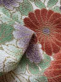 KKP2338-D-KIKUSUI Futako Chirimen Kikusui[Tessile / Tessuto] Uni Textile(Komon Studio) Foto secondaria