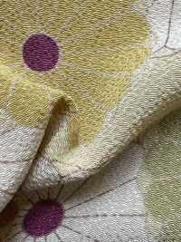 KKP2338-D-KIKUYUZEN Futako Chirimen Crisantemo Yuzen[Tessile / Tessuto] Uni Textile(Komon Studio) Foto secondaria