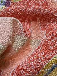 KKP2338-D-SIKITUZUMI Futago Chirimen Shiki Tamburo[Tessile / Tessuto] Uni Textile(Komon Studio) Foto secondaria
