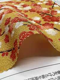 KKP2338-D-KOHARUUME Futako Chirimen Koharu Ume[Tessile / Tessuto] Uni Textile(Komon Studio) Foto secondaria