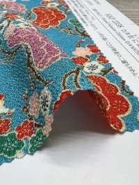 KKP2338-D-MATUNIUME Futako Chirimen Pino E Prugna[Tessile / Tessuto] Uni Textile(Komon Studio) Foto secondaria