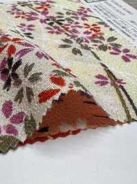 KKP2338-D-KUSAZAKURA Futako Chirimen Kusa-zakura[Tessile / Tessuto] Uni Textile(Komon Studio) Foto secondaria