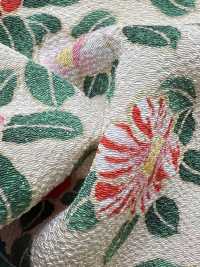 KKP2338-D-MTSUBAKI Futako Chirimen Miyako Tsubaki[Tessile / Tessuto] Uni Textile(Komon Studio) Foto secondaria