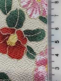 KKP2338-D-MTSUBAKI Futako Chirimen Miyako Tsubaki[Tessile / Tessuto] Uni Textile(Komon Studio) Foto secondaria