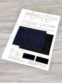 504R Tessuto In Denim Lavorato A Maglia Da 10 Once Con Maglia A Coste Per L'attacco[Tessile / Tessuto] VANCET Sottofoto