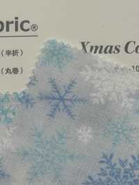 DX10363S Tessuto Natalizio Con Motivo A Fiocco Di Neve Grande Handworks*Fabric® Lawn[Tessile / Tessuto] VANCET Sottofoto