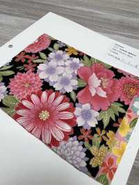 850584 Peonia Lussuosa Con Motivo Giapponese Hanagold[Tessile / Tessuto] VANCET Sottofoto