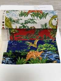 850570 Dinosauro Vintage Di Stoffa Larga[Tessile / Tessuto] VANCET Sottofoto