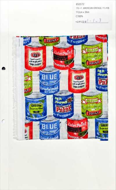 850572 Popeline AMERICAN VINTAGE Paint Can