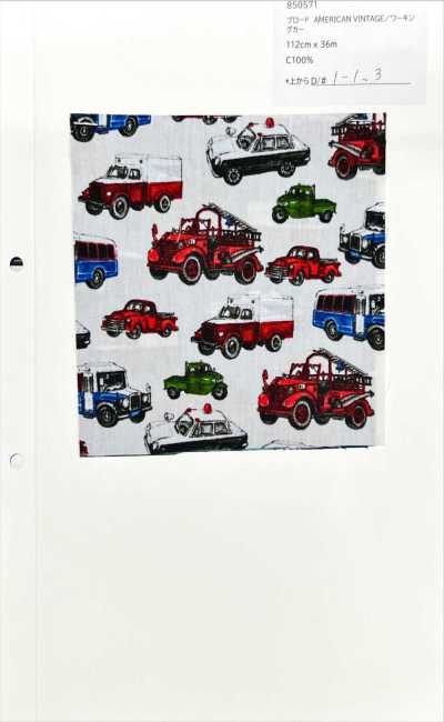 850571 Popeline AMERICAN VINTAGE Working Car