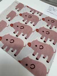 850576 Cotone Oxford Non Sbiancato Boo Boo Pig[Tessile / Tessuto] VANCET Sottofoto
