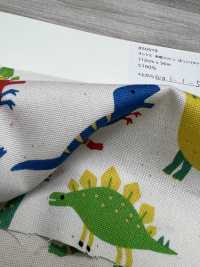 850579 Cotone Oxford Non Sbiancato, Caldo Dinosauro[Tessile / Tessuto] VANCET Sottofoto