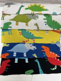 850579 Cotone Oxford Non Sbiancato, Caldo Dinosauro[Tessile / Tessuto] VANCET Sottofoto