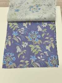850574 SEVENBERRY® Lawn Cotton Non Sbiancato SOLEIL BLUE / Bell Garden[Tessile / Tessuto] VANCET Sottofoto