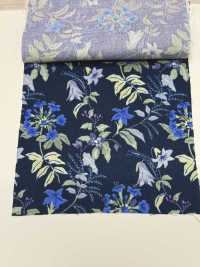 850574 SEVENBERRY® Lawn Cotton Non Sbiancato SOLEIL BLUE / Bell Garden[Tessile / Tessuto] VANCET Sottofoto