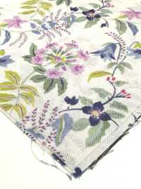850574 SEVENBERRY® Lawn Cotton Non Sbiancato SOLEIL BLUE / Bell Garden[Tessile / Tessuto] VANCET Sottofoto