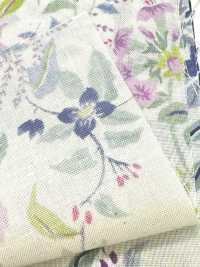 850574 SEVENBERRY® Lawn Cotton Non Sbiancato SOLEIL BLUE / Bell Garden[Tessile / Tessuto] VANCET Sottofoto