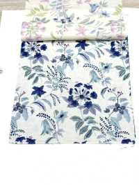850574 SEVENBERRY® Lawn Cotton Non Sbiancato SOLEIL BLUE / Bell Garden[Tessile / Tessuto] VANCET Sottofoto