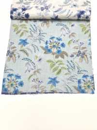 850574 SEVENBERRY® Lawn Cotton Non Sbiancato SOLEIL BLUE / Bell Garden[Tessile / Tessuto] VANCET Sottofoto