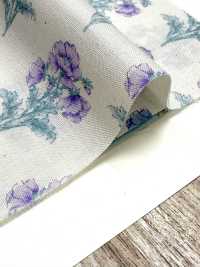 850573 SEVENBERRY® Lawn Cotone Non Sbiancato Soleil Blue / Wildflower[Tessile / Tessuto] VANCET Sottofoto