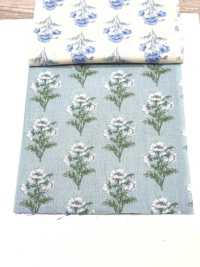 850573 SEVENBERRY® Lawn Cotone Non Sbiancato Soleil Blue / Wildflower[Tessile / Tessuto] VANCET Sottofoto