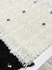 84693 Tweed Con Paillettes A Fiori[Tessile / Tessuto] Parika Sottofoto