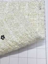 84693 Tweed Con Paillettes A Fiori[Tessile / Tessuto] Parika Sottofoto