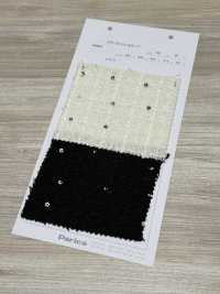 84693 Tweed Con Paillettes A Fiori[Tessile / Tessuto] Parika Sottofoto