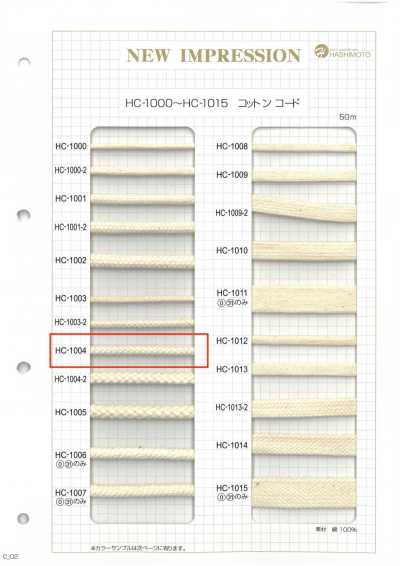 HC-1004 Cotone a 8 capi Rocchetto M