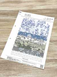 KP9073-DR Stampa Floreale Scritta A Mano (Piegata A Metà)[Tessile / Tessuto] COSMO TEXTILE Sottofoto