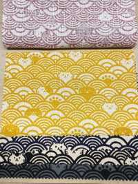AP41903-DR FUKUFUKU Cat Dobby (Piegato A Metà)[Tessile / Tessuto] COSMO TEXTILE Sottofoto