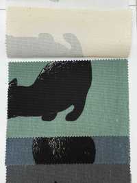 AP52101-DR Kuroneko Oxford (Piegato A Metà)[Tessile / Tessuto] COSMO TEXTILE Sottofoto