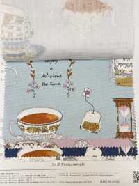 AP55110-DR Tea Time Oxford (Piegato A Metà)[Tessile / Tessuto] COSMO TEXTILE Sottofoto