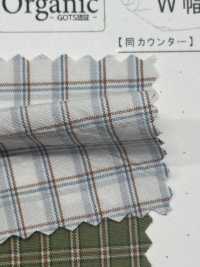 SBT-024 Finitura Lavata Mini Check Organica[Tessile / Tessuto] Tessuto Kuwamura Sottofoto