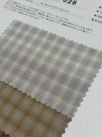SBT-026 Dobby Check Organico[Tessile / Tessuto] Tessuto Kuwamura Sottofoto