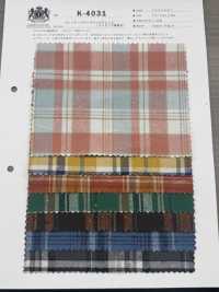 K-4031 Vintage Napped Twill Check (Stile Napped Fuzzy)[Tessile / Tessuto] Tessuto Kuwamura Sottofoto