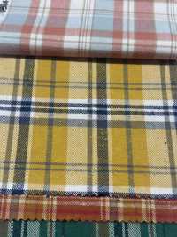 K-4031 Vintage Napped Twill Check (Stile Napped Fuzzy)[Tessile / Tessuto] Tessuto Kuwamura Sottofoto