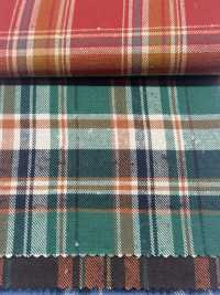 K-4031 Vintage Napped Twill Check (Stile Napped Fuzzy)[Tessile / Tessuto] Tessuto Kuwamura Sottofoto