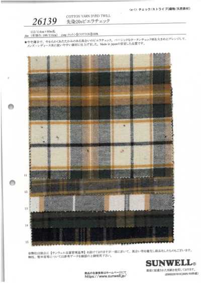 26139 Viyella a quadri tinto in filo 20s