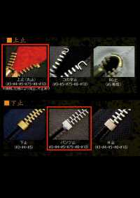 75-BK-CO-C Cerniera Vintage WALDES , Nera, Taglia 7,5, Nastro Di Cotone, Estremità Chiusa Asahi Fastener Foto secondaria