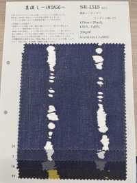 SR-1515 Linen Loomstate X Indigo Flow PT[Tessile / Tessuto] KOYAMA Sottofoto