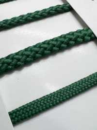 K-402 Cordino Spesso In Poliestere Tinto In Filo A 8 Capi[Cavo A Nastro] RIVER Sottofoto