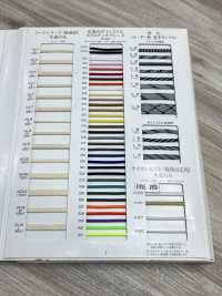 K-610 Treccia Elastica In Poliestere Tinto In Filo[Cavo A Nastro] RIVER Sottofoto