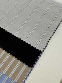 11569 Tessuto Tinto In Cotone/lino Con Doppia Finitura Lavabile Ladder Dobby Stripe[Tessile / Tessuto] SUNWELL Sottofoto
