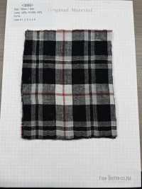 3866 Lino Rayon Check[Tessile / Tessuto] Tessuti Pregiati Sottofoto