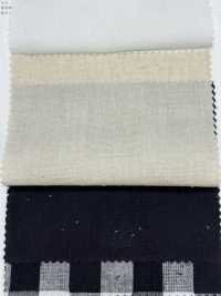CHL-6341 Lino Panama Block Check[Tessile / Tessuto] Tessuto Kuwamura Sottofoto