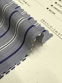 ST-9220 80/2 Striscia Blu[Tessile / Tessuto] Tessuto Kuwamura Sottofoto