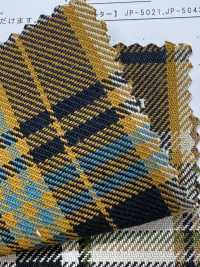 JP-5052 8/1 Twill Pesante A Quadri[Tessile / Tessuto] Tessuto Kuwamura Sottofoto