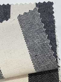 JP-5050 8/1 Selvedge Hickory Stripe[Tessile / Tessuto] Tessuto Kuwamura Sottofoto